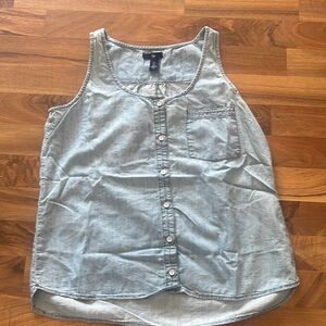 Gap Light Denim Tank Top